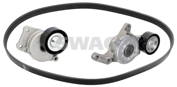 SWAG 33 11 1437 Σετ ιμάντων poly-V for CITROËN DS FIAT OPEL PEUGEOT VAUXHALL